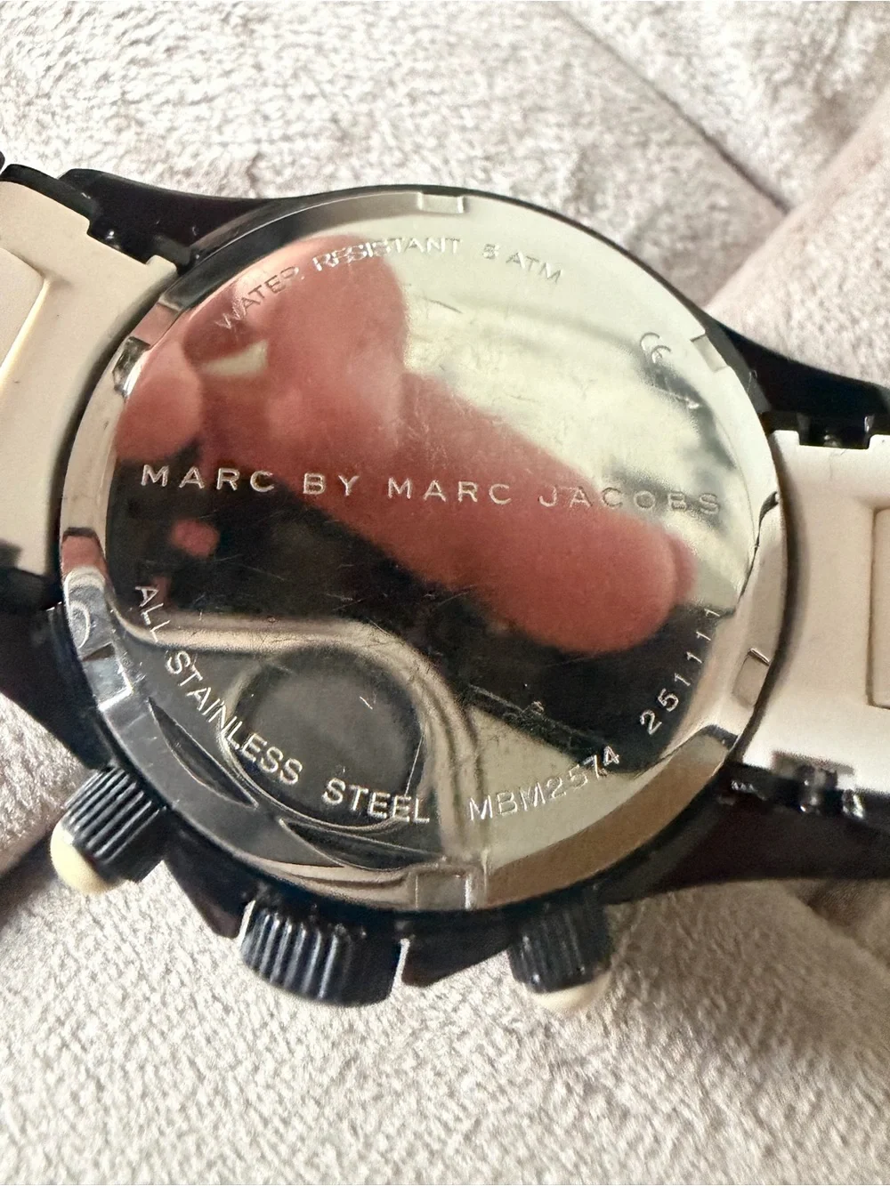 Marc by Marc Jacobs women’s White Chronograph Watch Excellent condition